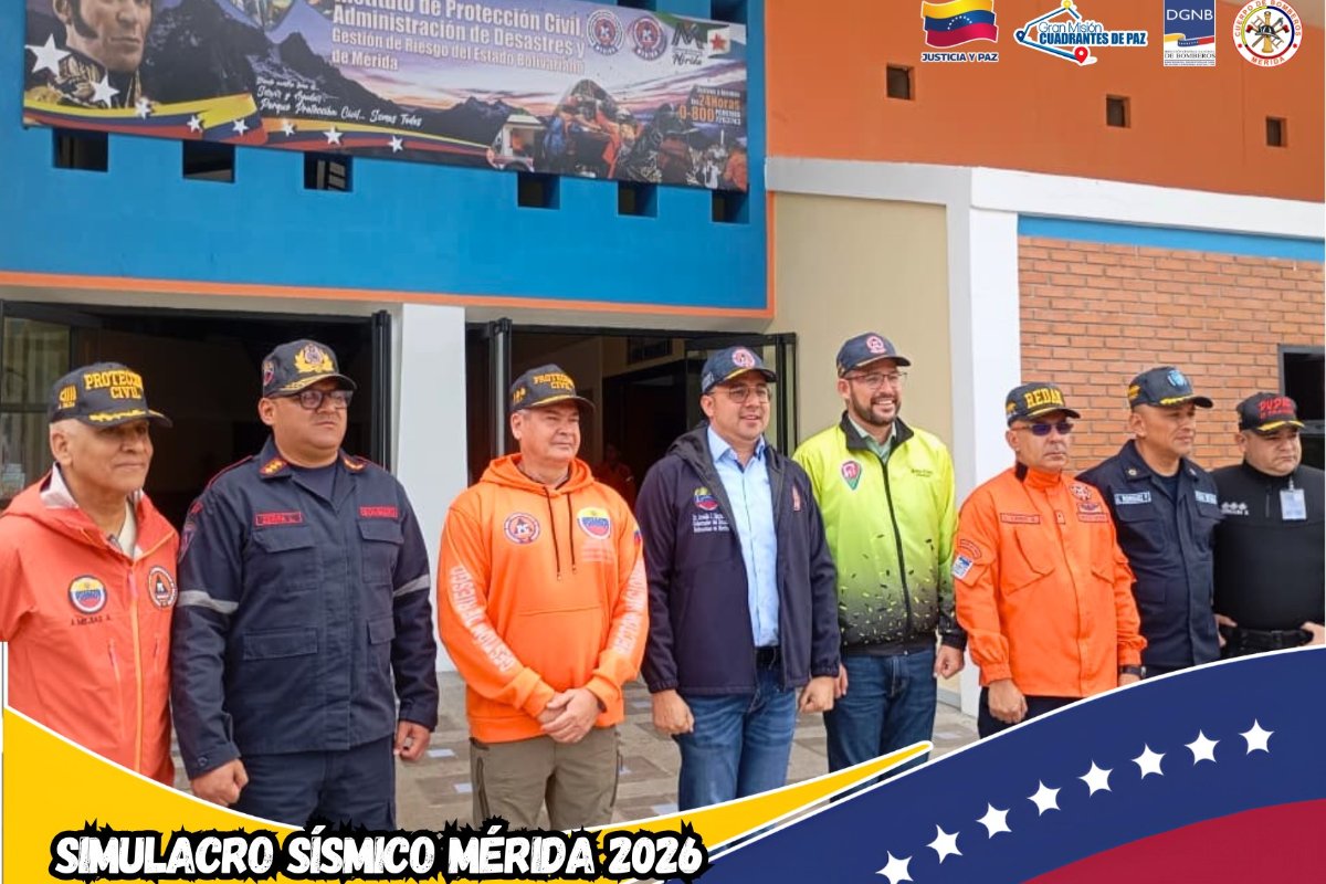 Simulacro Sísmico Mérida 2026